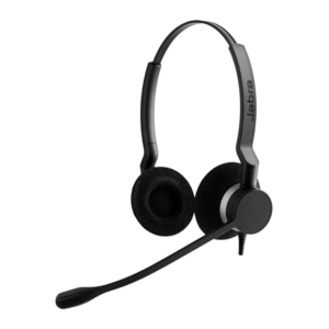 Casque-micro stéréo Jabra BIZ 2300 QD Duo Anti-Bruit avec adaptateur Jabra Link 230 - USB plug-and-play (2309-820-104 + 230-09)